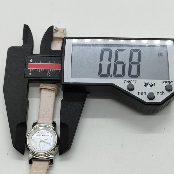 Louis Vuitton Watch Q151C 17mm Women's Whites X Pinks 736-070225 - Picture 9 of 9